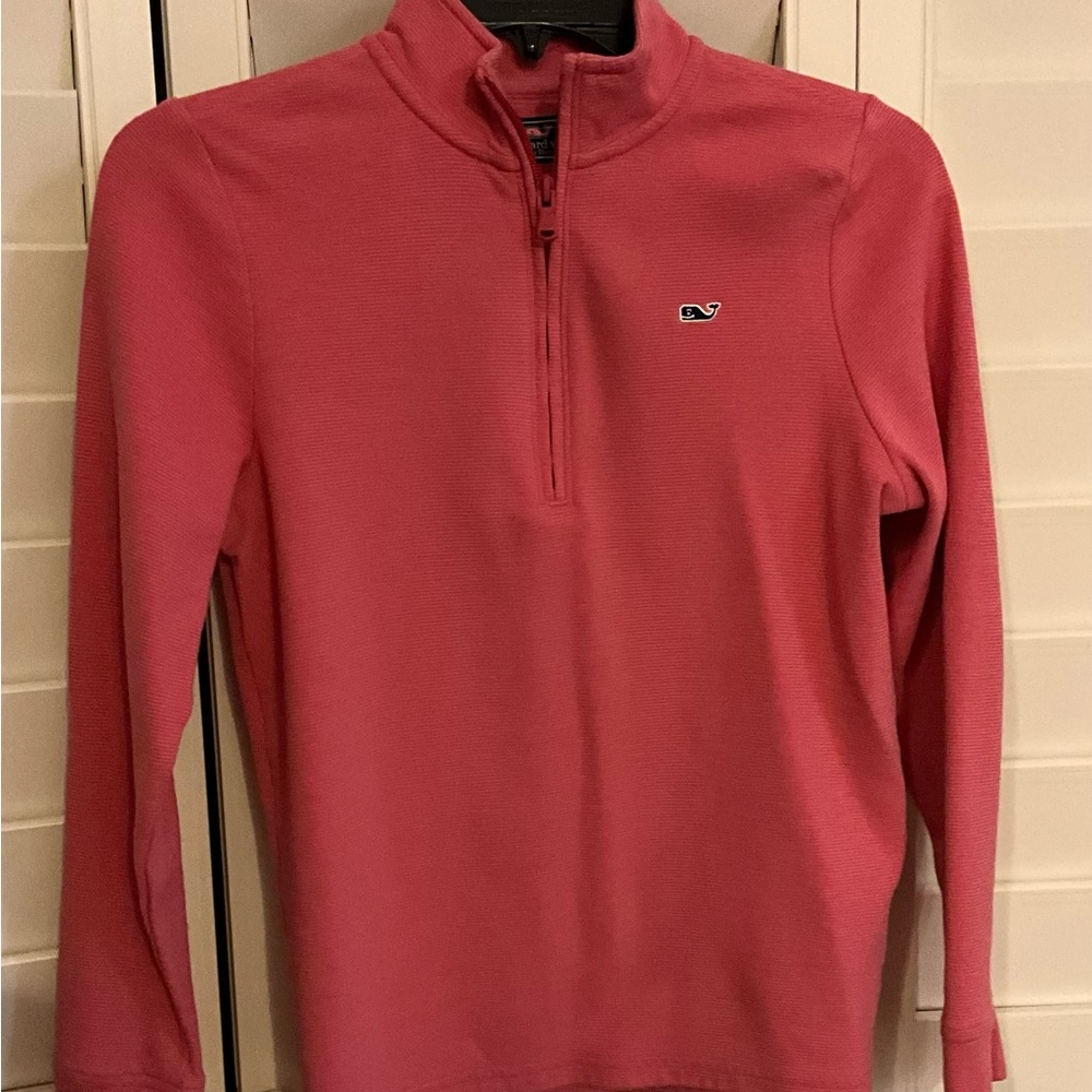 Vineyard Vines Coral Pullover M-12-14